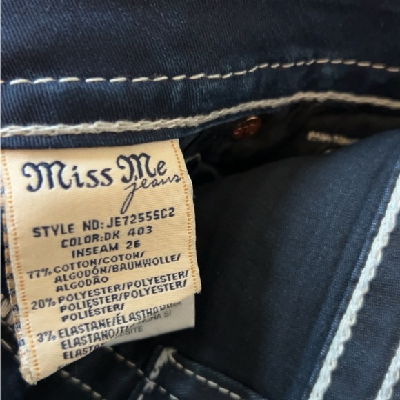 Miss Me size 32 skinny crop jeans - Picture 3 of 5